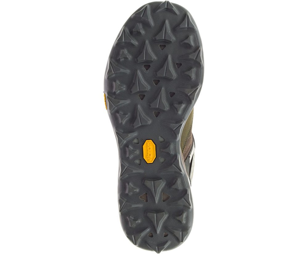 Buty Trekkingowe Merrell Męskie Oliwkowe - Zion Waterproof - 671540-ONZ